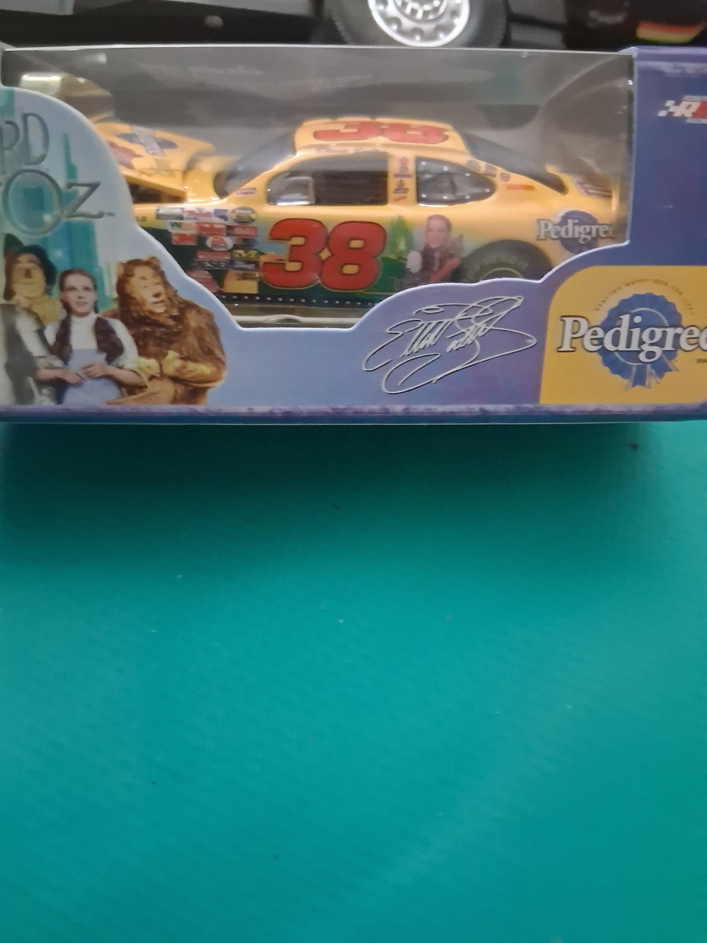 Nascar Yellow #38 Pedigree Die-Cast Race Car